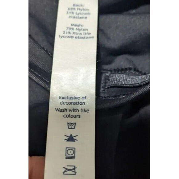 Lululemon Home Stretch Crop Black BLK Luxtreme 19" Women's Sz 6 LW6AEDS Leggings - Picture 3 of 9